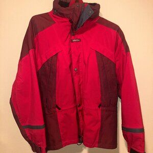 Marmot Red and Burgundy Ski Jacket